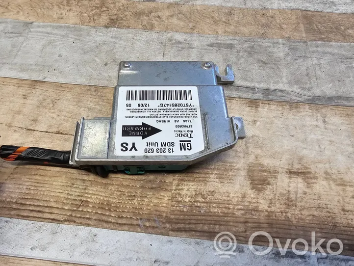 Opel Meriva A Oro pagalvių valdymo blokas 327963935