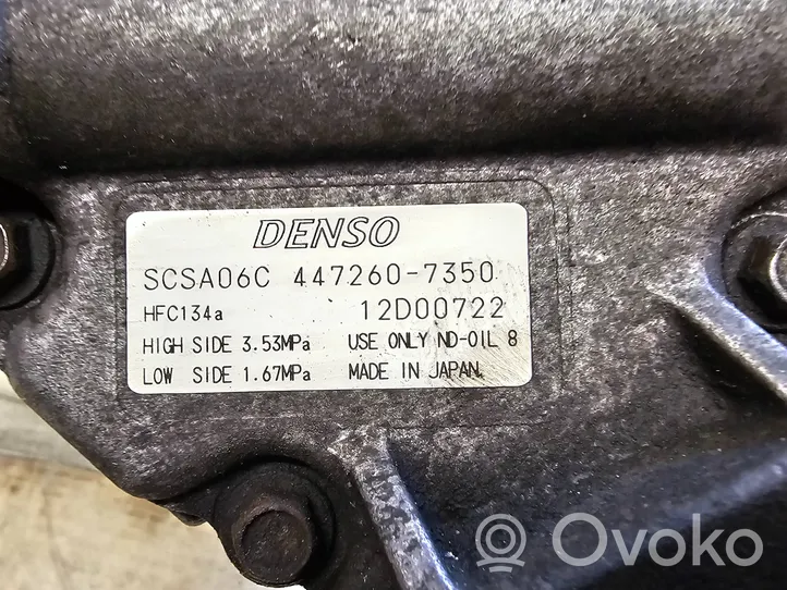 Toyota Yaris Compressore aria condizionata (A/C) (pompa) 4472607350