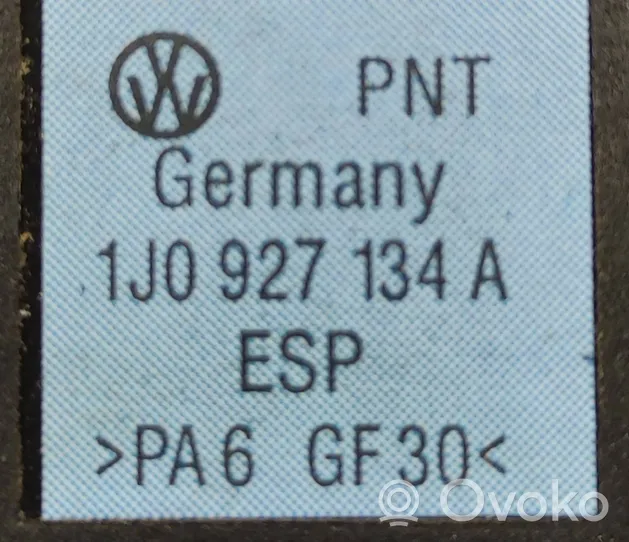 Volkswagen Bora Bouton interrupteur programme de stabilité ESP 1J0927134A