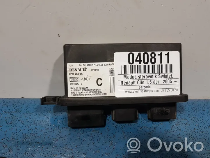 Renault Clio III Autres unités de commande / modules 8200261817