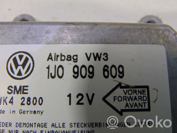 Volkswagen New Beetle Sterownik / Moduł Airbag 1J0909603AM