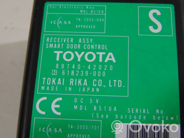 Toyota RAV 4 (XA30) Centralina/modulo portiere 8974042020