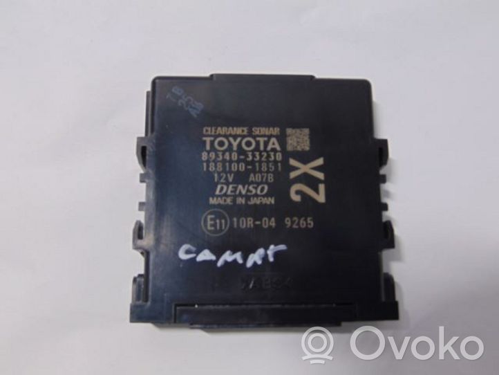 Toyota Camry VIII XV70  Pysäköintitutkan (PCD) ohjainlaite/moduuli 8934033230