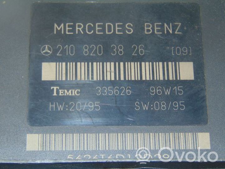 Mercedes-Benz E W210 Moduł / Sterownik komfortu A2108203826