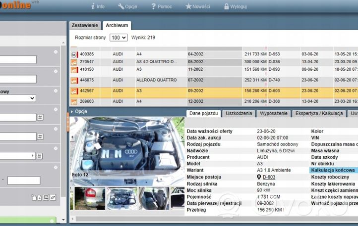 Audi A3 S3 8L Gruppo asse del volante 