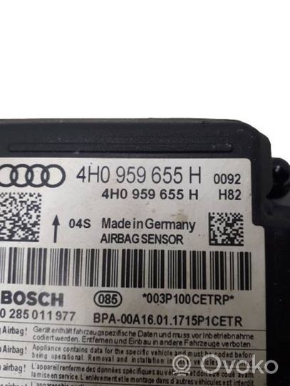 Audi A6 C7 Centralina/modulo airbag 4H0959655H