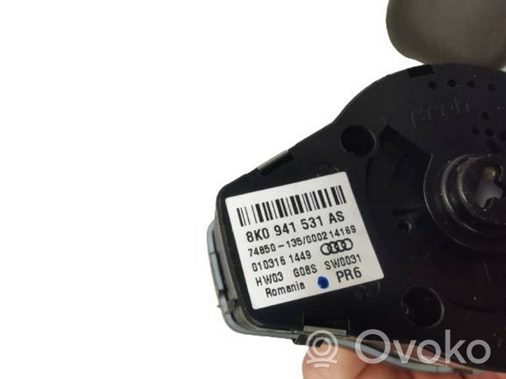 Audi A5 Light switch 8K0941531AS