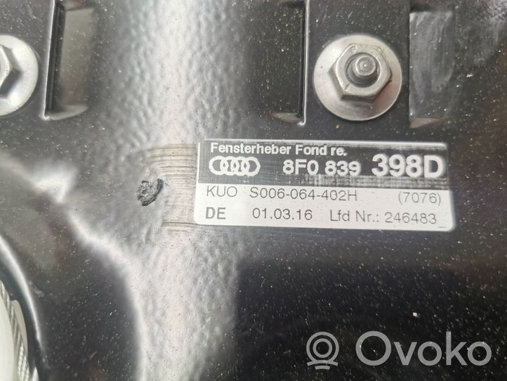 Audi A5 Mécanisme lève-vitre de porte arrière avec moteur 8F0839398D