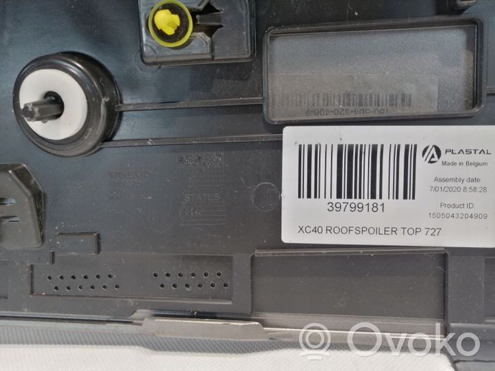 Volvo XC40 Spoiler del portellone posteriore/bagagliaio 39799181