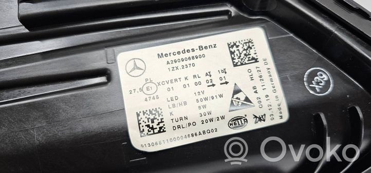 Mercedes-Benz AMG GT 4 x290 w290 Etu-/Ajovalo A2909068900