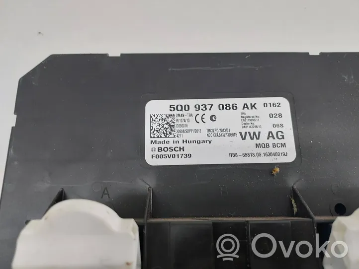 Skoda Octavia Mk3 (5E) Komputer / Sterownik ECU i komplet kluczy 5Q0937086AK