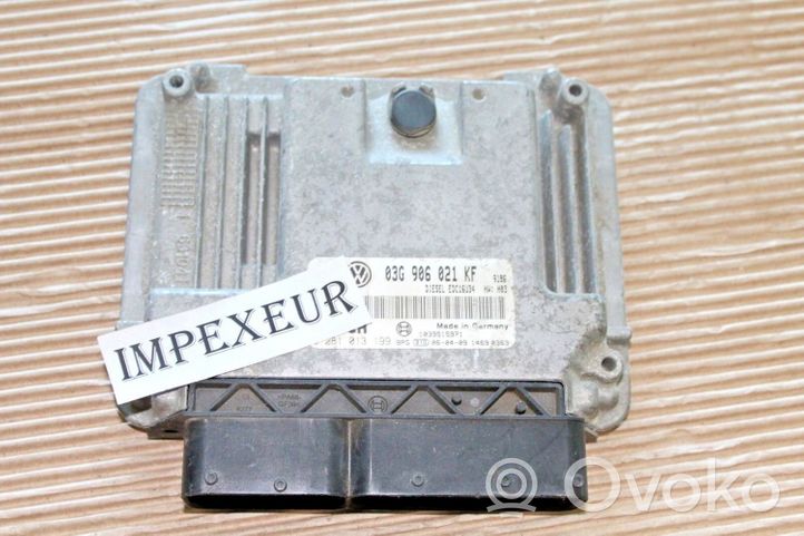 Volkswagen Touran I Calculateur moteur ECU 03G906021KF