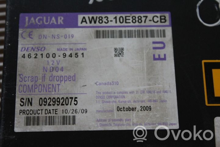 Jaguar XF Navigaatioyksikkö CD/DVD-soitin AW8310E887CB