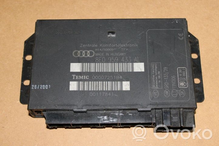 Audi A4 S4 B6 8E 8H Module confort 8E0959433AL