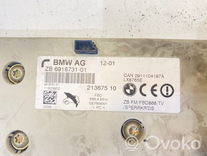 BMW 7 E65 E66 Filtre antenne aérienne 6918731