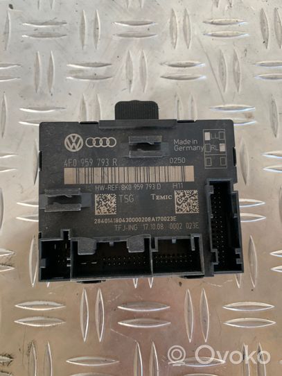 Audi A6 S6 C6 4F Centralina/modulo portiere 4F0959793R