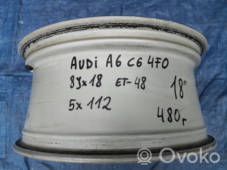 Audi A6 S6 C6 4F R18-alumiinivanne 4F0601025CD