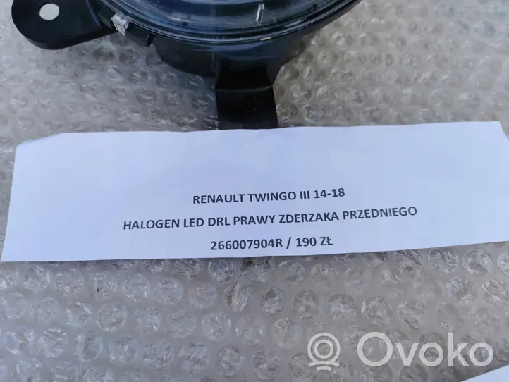 Renault Twingo III Phare de jour LED 266007904R