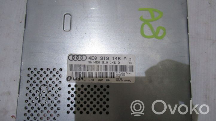 Audi A8 S8 D3 4E Moduł / Sterownik Video 4E0919146A