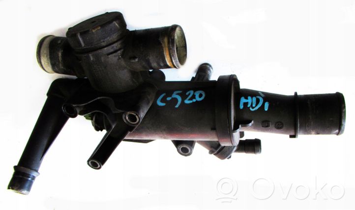 Citroen C5 Termostaatin kotelo 9656182980