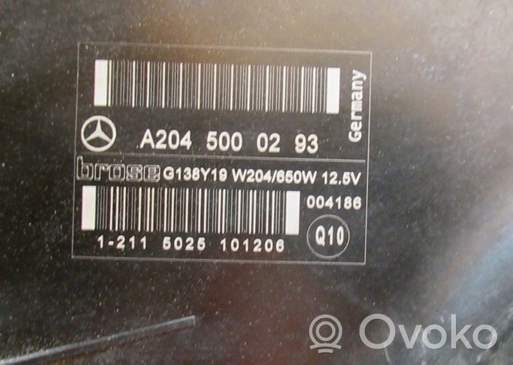 Mercedes-Benz CLS C218 X218 Jäähdyttimen jäähdytinpuhallin A2045000293