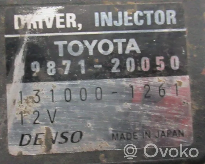 Toyota Land Cruiser (J120) Degalų purkštukų (forsunkių) valdymo blokas 8987120050