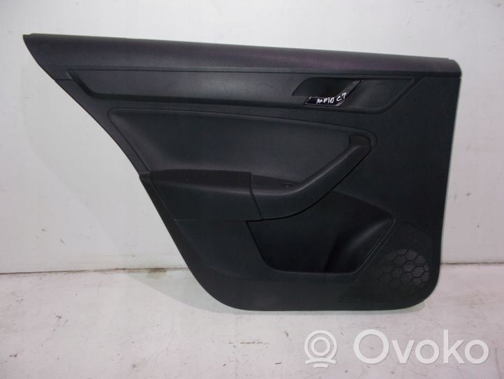 Skoda Rapid (NH) Garniture panneau de porte arrière 5JH867023C