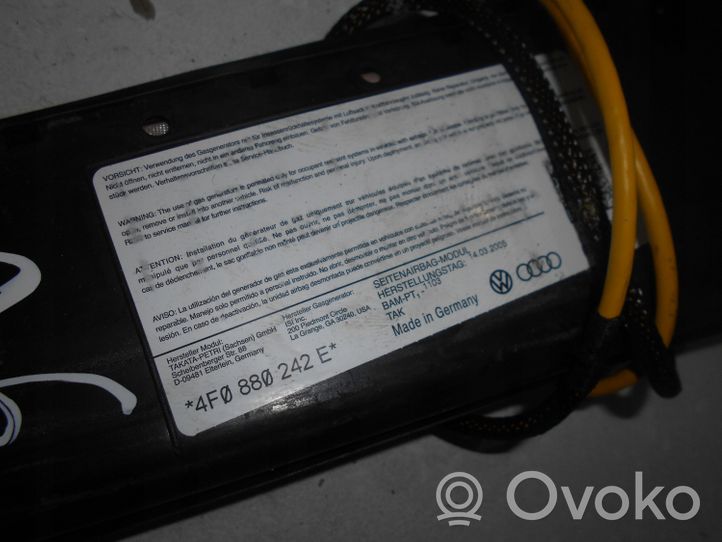 Audi A6 S6 C6 4F Sėdynės oro pagalvė 4F0880242E