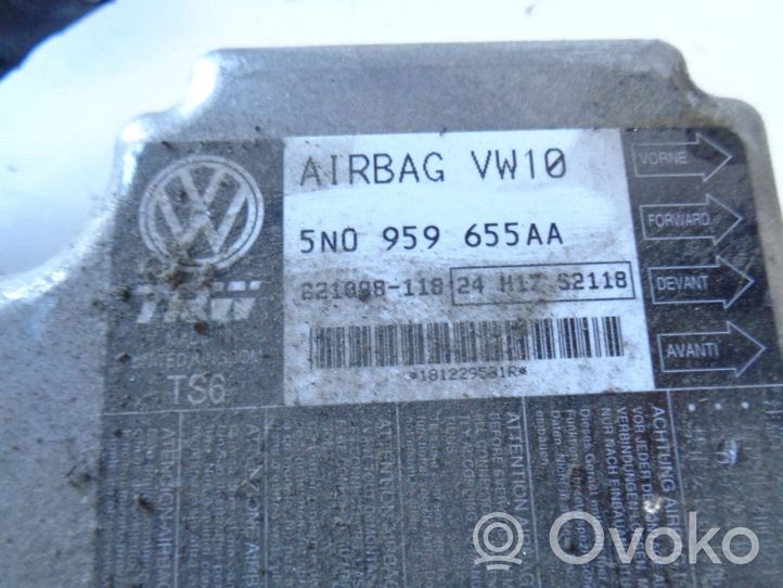 Volkswagen PASSAT B7 Gaisa spilvenu vadības bloks 5N0959655AA