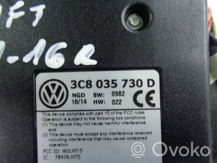 Volkswagen Tiguan Moduł / Sterownik Bluetooth 3C8035730D