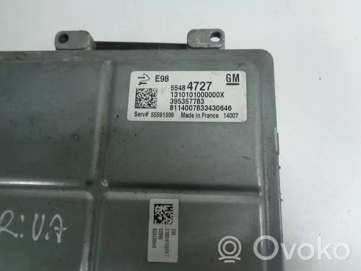 Opel Astra J Engine control unit/module 55484727