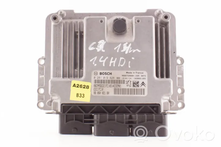 Citroen C3 Moottorinohjausyksikön sarja ja lukkosarja 9806002180