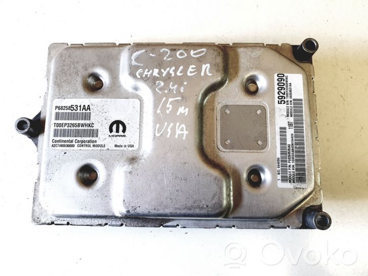 Chrysler 200 Engine control unit/module P68258531AA