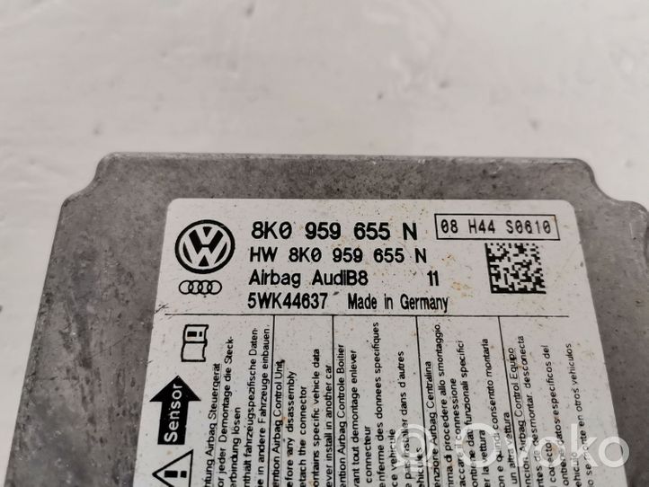 Audi A5 8T 8F Module de contrôle airbag 8K0959655N