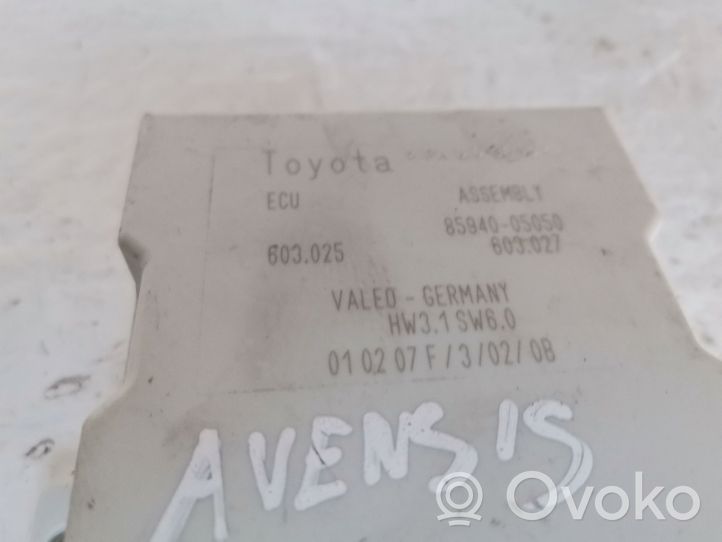 Toyota Avensis T220 Ikkunan ohjauksen rele 8594005050