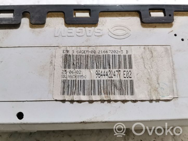 Citroen C5 Monitori/näyttö/pieni näyttö 9644422477