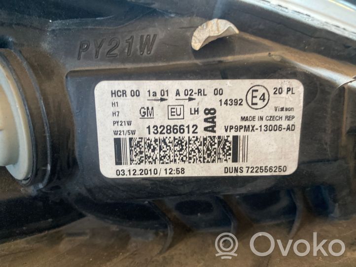 Opel Meriva B Faro/fanale 722556250