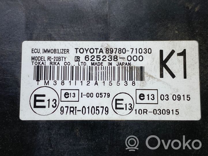 Toyota Hilux (AN10, AN20, AN30) Kiti valdymo blokai/ moduliai 8978071030