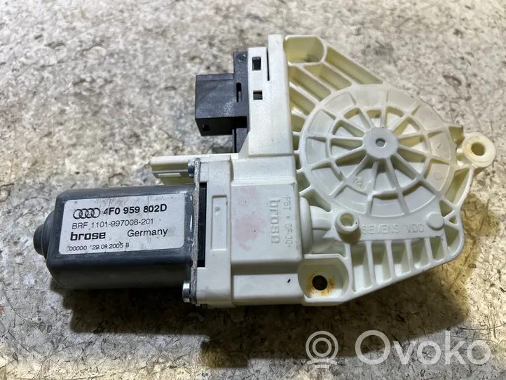 Audi A6 S6 C6 4F Moteur de lève-vitre de porte avant 4F0959802D