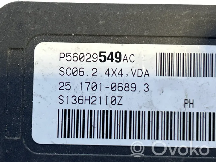 Dodge Challenger ESP acceleration yaw rate sensor P56029549AC