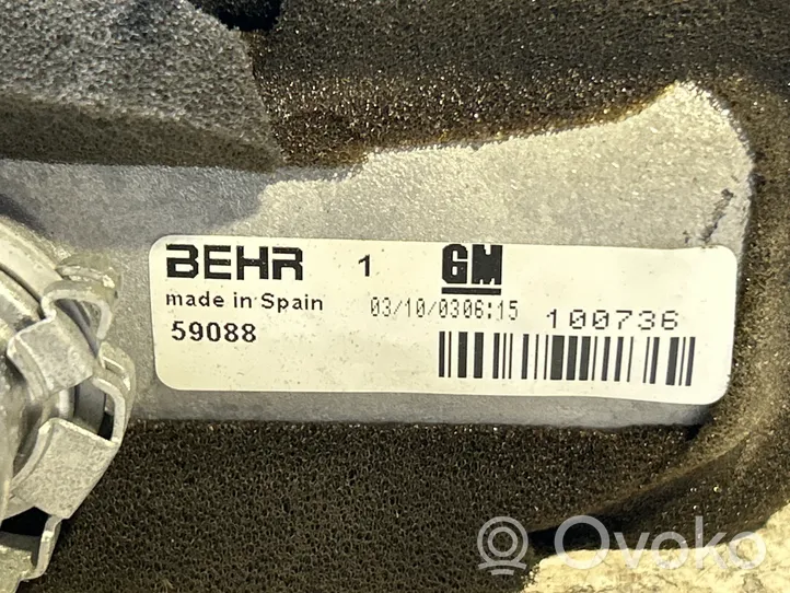 Opel Meriva A Radiateur de chauffage 59088