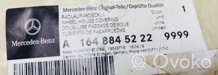 Mercedes-Benz GL X164 Dekoratīvās aizmugurē bampera ulikas A1648845222