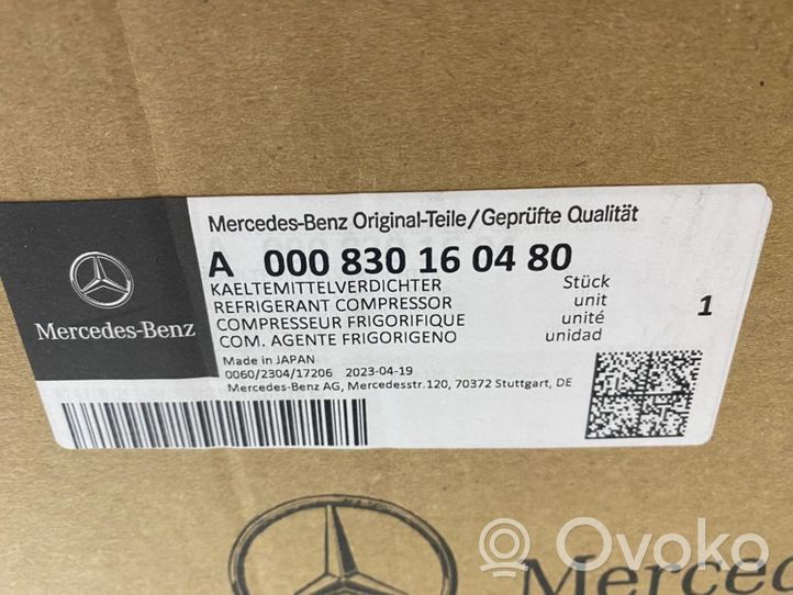 Mercedes-Benz S W222 Ilmastointilaitteen kompressorin pumppu (A/C) A0008301604