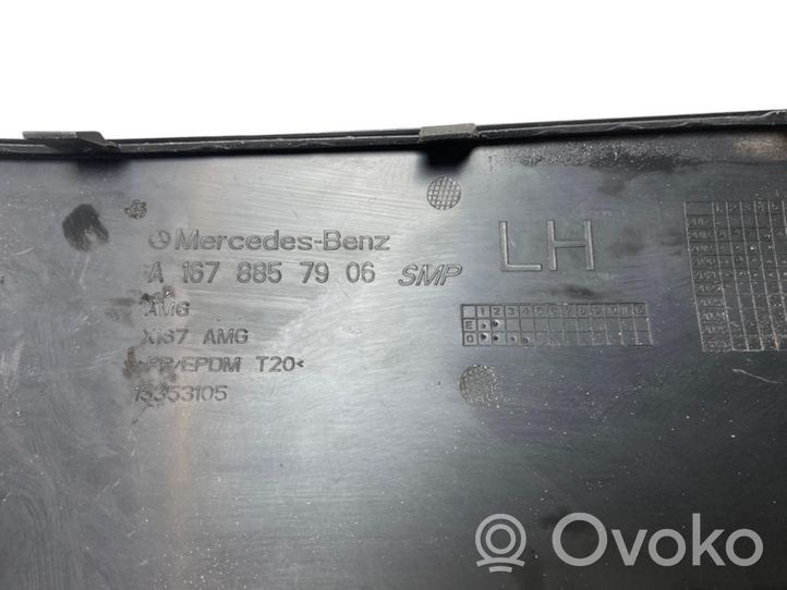 Mercedes-Benz GLS X167 Moldura de la esquina del parachoques trasero A1678857906