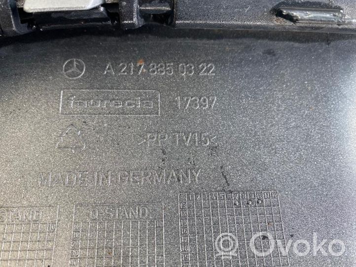 Mercedes-Benz S C217 Moulure inférieure de pare-chocs arrière A2178850725