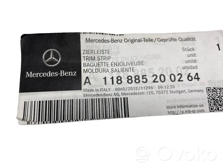 Mercedes-Benz CLA C118 X118 Zierleiste Stoßstange Stoßfänger hinten A1188852002