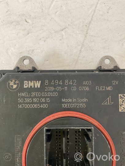 BMW X5M F85 Module de ballast de phare Xenon 8494842