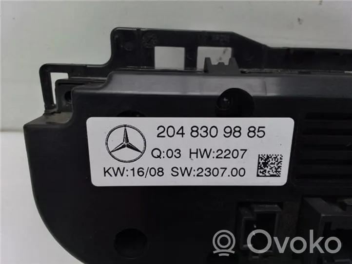 Mercedes-Benz C AMG W204 Ilmastoinnin ohjainlaite 2048309885