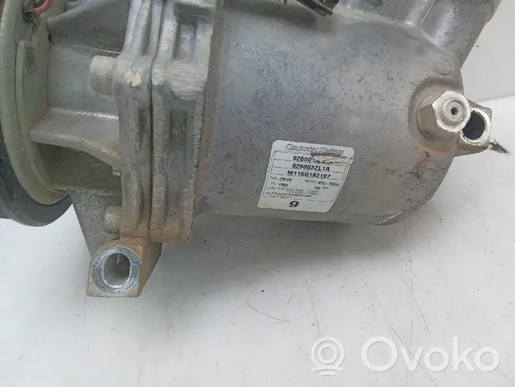 Nissan Juke I F15 Ilmastointilaitteen kompressorin pumppu (A/C) 926003zl1a