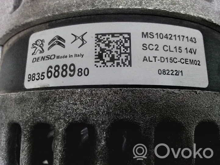 Peugeot 208 Alternator 9835688980